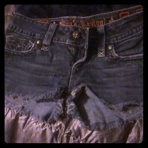 Used rock revival shorts